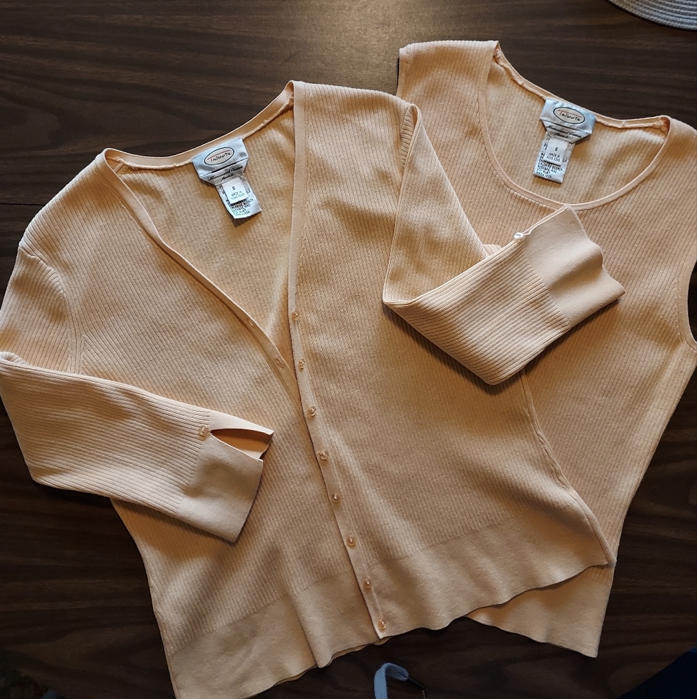Retro Talbots Cardigan Sweater Set